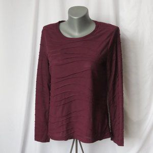 Simply Vera by Vera Wang Rippled Textured Knit Top